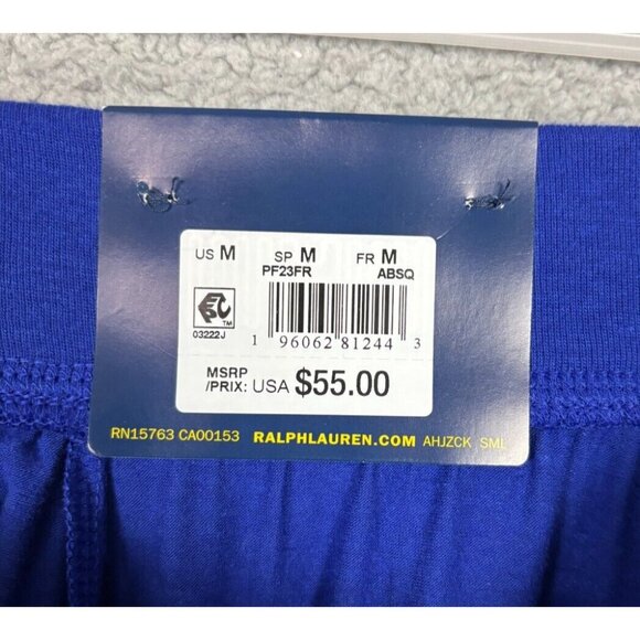 Polo Ralph Lauren Men's Polo Sleep Pants Graphic Print Blue Medium NWT's. - Picture 5 of 8